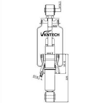 KABIN AIR SPRING 1076855 20889134 20427897 20721169 20775212 Sachs 895213A Monroe CB0006 VKNTECH 1S5077 tarafından değiştirildi