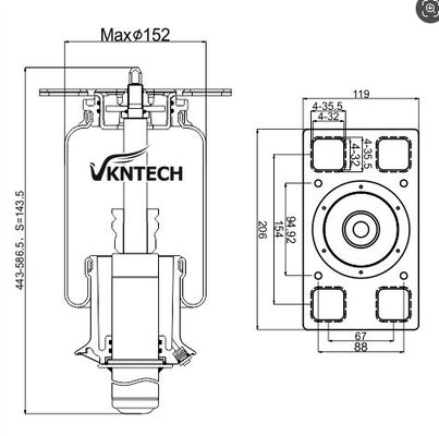 KABİN HAVA YAYI INTERNATIONAL 3806428C91, 1S3050 INTERNATIONAL 3806428C91 İLE DEĞİŞTİRİLDİ