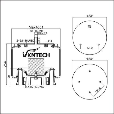 AIR SPRING HENDRICKSON TRAILER S-21208 Contitech 9 10-13.5 S 881 Firestone W01-358-9579 W01-455-7666 W01-358-8800 1T15VP-4